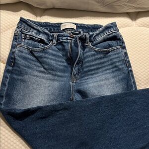 BKE Dark Blue Straight Leg Jeans